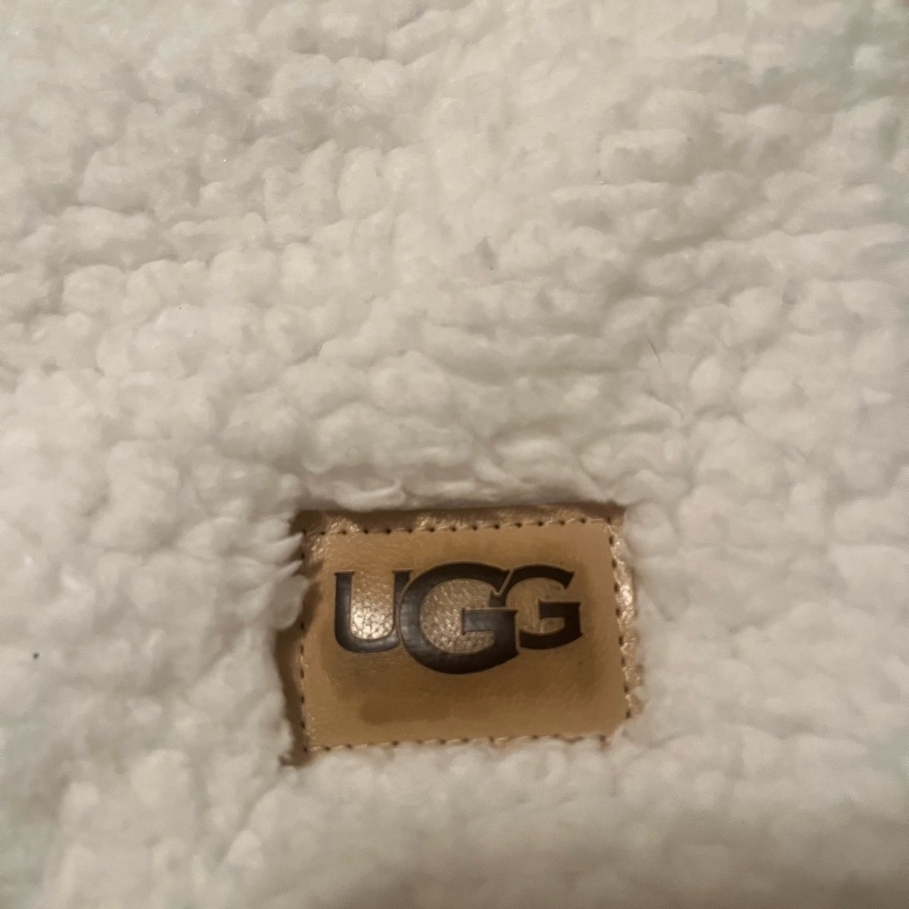 UGG Cream Sherpa Throw